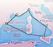 6 Night Barcelona to Barcelona cruise