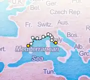 10 Night Rome to Barcelona cruise