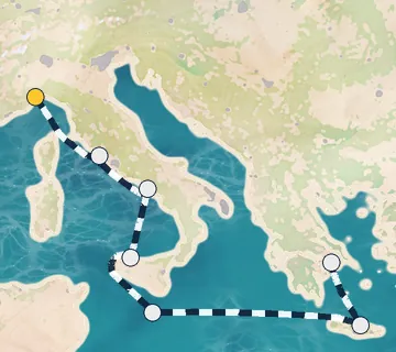 7 Night Savona to Athens cruise