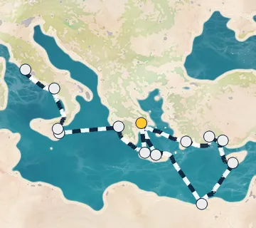 18 Night Athens to Rome cruise