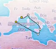 6 Night Marseille to Barcelona cruise