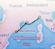 4 Night Barcelona to Barcelona cruise