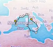 14 Night Rome to Barcelona cruise