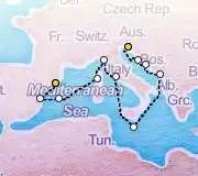 14 Night Barcelona to Trieste cruise