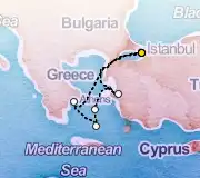 6 Night Istanbul to Istanbul cruise