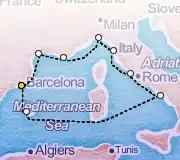 9 Night Barcelona to Barcelona cruise