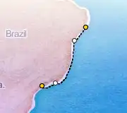 4 Night Sao Paolo to Maceió cruise