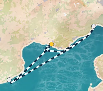 3 Night Marseille to Marseille cruise