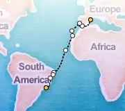 18 Night Barcelona to Rio cruise