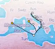 14 Night Barcelona to Rome cruise