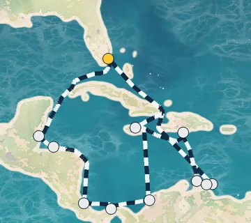 21 Night Miami to Miami cruise