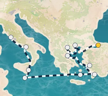 11 Night Istanbul to Rome cruise