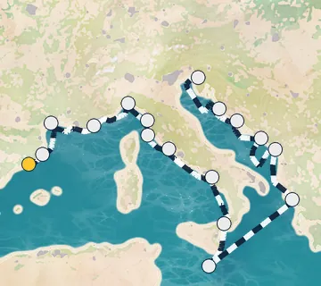 17 Night Barcelona to Trieste cruise