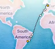 18 Night Sao Paolo to Paris cruise