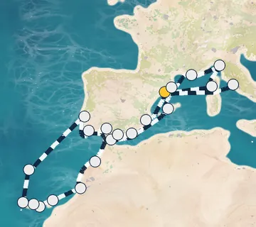 26 Night Barcelona to Rome cruise