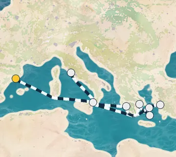 10 Night Barcelona to Rome cruise