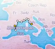 7 Night Rome to Barcelona cruise
