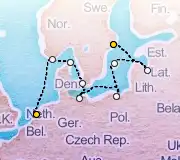 12 Night Ijmuiden to Stockholm cruise