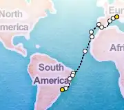 21 Night Genoa to Sao Paolo cruise