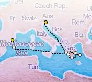 10 Night Monfalcone to Barcelona cruise