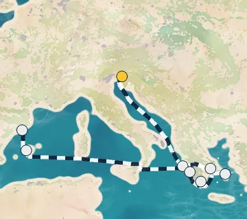 10 Night Monfalcone to Barcelona cruise