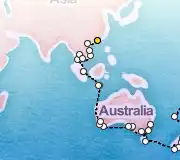86 Night San Francisco to Hong Kong cruise