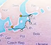 7 Night Stockholm to Copenhagen cruise