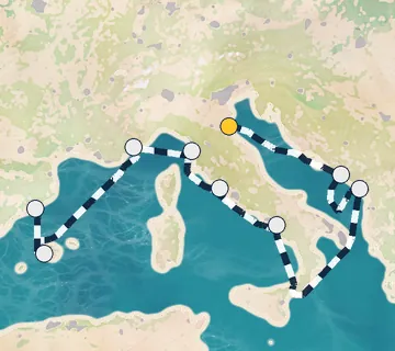 9 Night Ravenna to Barcelona cruise
