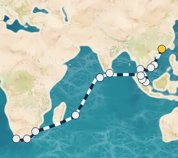 29 Night Hong Kong to Cape Town cruise
