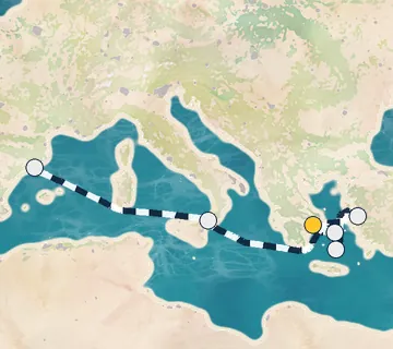 7 Night Athens to Barcelona cruise