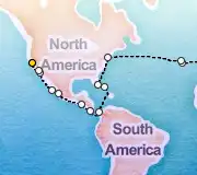 37 Night Barcelona to San Francisco cruise