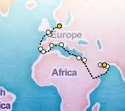 28 Night Dubai to Kiel cruise