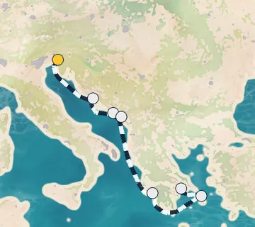 7 Night Monfalcone to Athens cruise