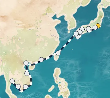 28 Night Tokyo to Bangkok cruise