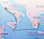 7 Night Athens to Rome cruise