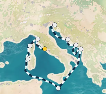 10 Night Rome to Trieste cruise