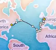 28 Night New York to Paris cruise