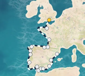 20 Night Portsmouth to Barcelona cruise