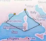 6 Night Marseille to Portofino cruise