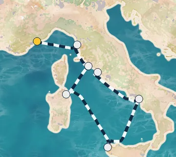 6 Night Monte Carlo to Rome cruise