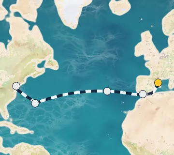 13 Night Barcelona to Philadelphia cruise