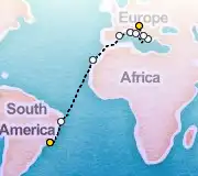 19 Night Rio to Trieste cruise