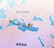7 Night Athens to Barcelona cruise
