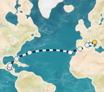 21 Night Rome to Miami cruise