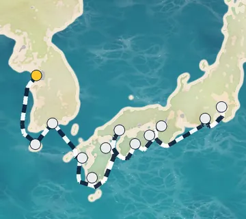 14 Night Seoul to Tokyo cruise