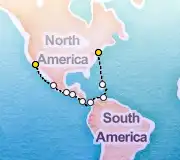 18 Night New York to Los Angeles cruise