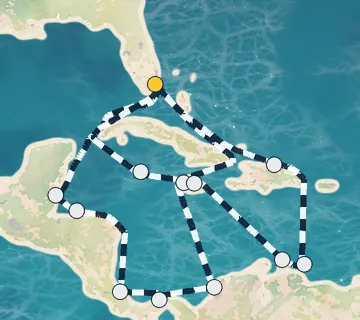 21 Night Miami to Miami cruise