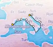 11 Night Barcelona to Venice cruise