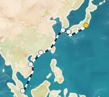 11 Night Tokyo to Singapore cruise