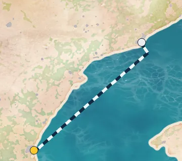 1 Night Valencia to Barcelona cruise